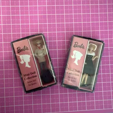 미니어처 바비 인형 2개