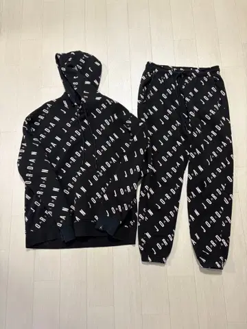 JORDAN 셋업 로고 후디, 로고 팬츠