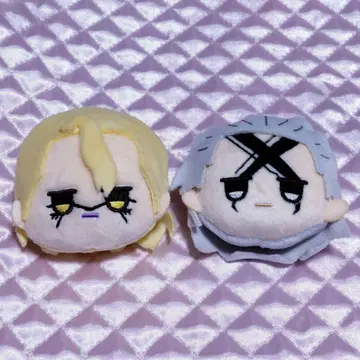 Dr.STONE 페이스 봉제 인형 키링 제노 스탠리