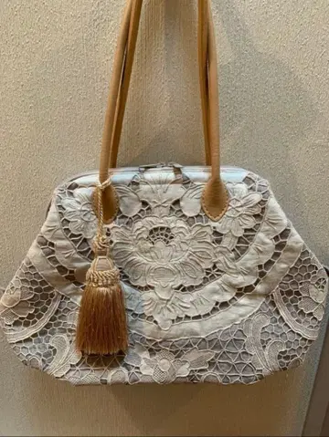 핸드메이드 백 앤티크 레이스 작가