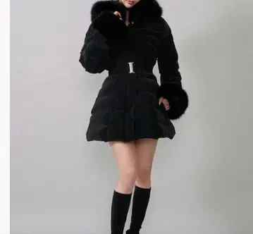 다리치 레이디 미디 다운 코트 M 사이즈