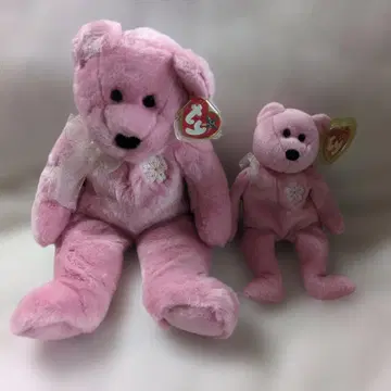 벚꽃 ty 비니 베이비 봉제 인형 테디베어 곰 곰 일본 한정판 사쿠라