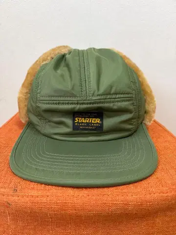 STARTER 플라이트 캡 귀도리 포함 올리브 그린
