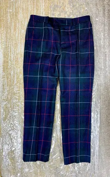 새상품급 유나이티드 애로우즈 체크 울 40