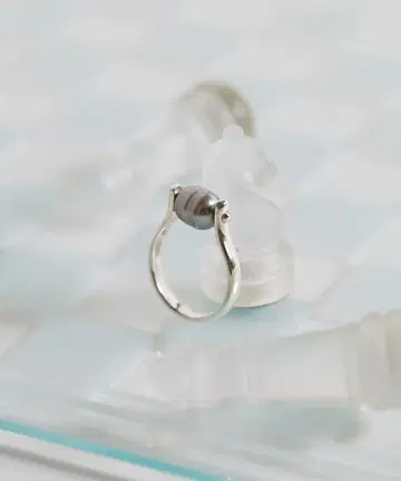 Whim Gazette [ Hoaw. ] 펄 반지 펄 실버 925