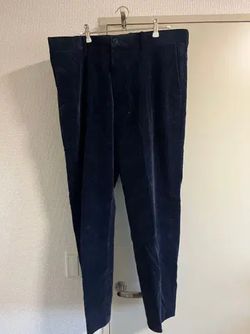 미스터 젠틀맨 코듀로이 팬츠 XXL 네이비 일본제