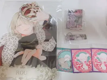 만복 가챠 길고양이와 늑대 아크릴 스탠드 아크릴 키링 스티커