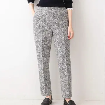 IENA 이에나 트위드 스마트 팬츠 트위드 니트 블라우스 팬츠