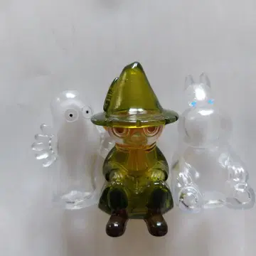 무민 캐릭터 클리어 소프트 비닐 피규어 3개 세트