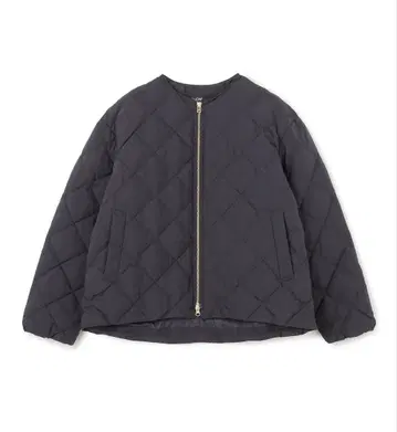 [ TAION x UNFILO ] 퀼팅 다운 숏 기장 블루종