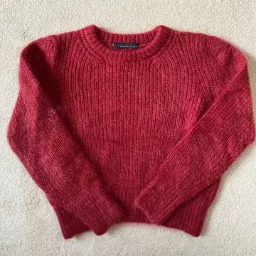 martinique 모헤어 실크 니트 빨간색