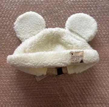 디즈니 귀 달린 보아 캡 모자 화이트 팬캡 미키