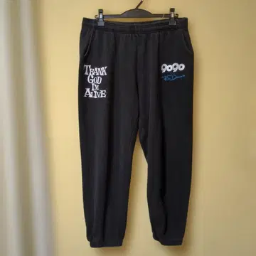 블랙 스웨트 팬츠 9090