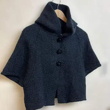 john branigan 후드 부착 가디건 볼레로