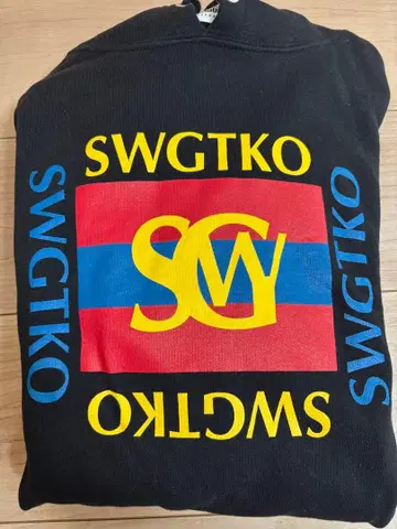 SWAGGER SWGTKO 후드 부착 후드티 블랙