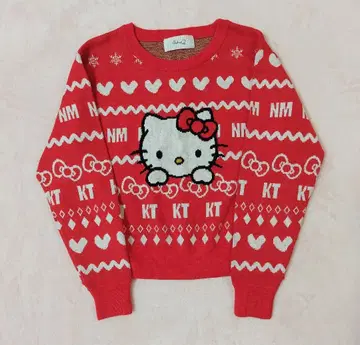 니나뮤 ninamew 헬로키티 니트 스웨터 산리오