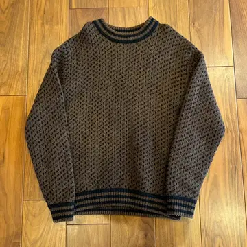 BEAMS PLUS 버즈아이 니트 M