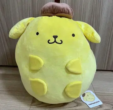 폼폼푸딩 둥근 쿠션 약 40cm 폭신폭신 봉제 인형 택 포함