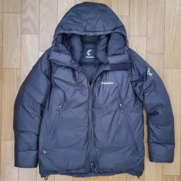 타이탄 브로스 하이브리드 다운 후디 M 차콜