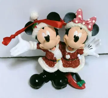 미키 미니 크리스마스 오너먼트 피규어 2012 디즈니 스토어