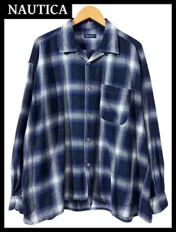 TY27 G2 XL 노티카 빅 실루엣 옴브레 체크 셔츠