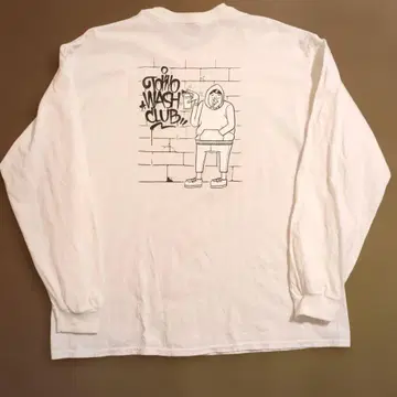 esow 그래픽 긴팔 T셔츠 tokyo wash club XL