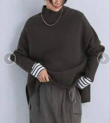 그린 라벨 릴랙싱 세레니티 하이넥 풀오버 니트