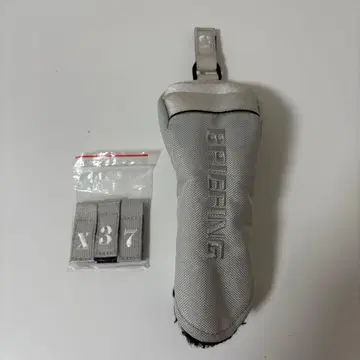 [레어] 브리핑 골프헤드커버 유틸리티용 실버 AIR