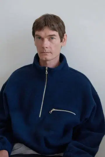 [ RIER ] NATURAL FLEECE 네이비