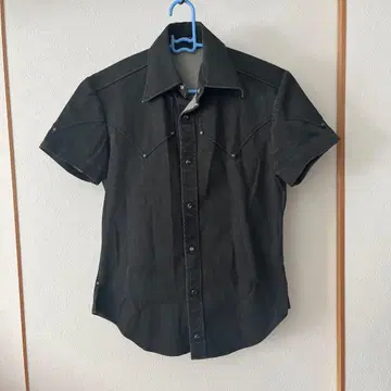 5351 Pour Les Hommes 블랙 반팔 셔츠 사이즈 1