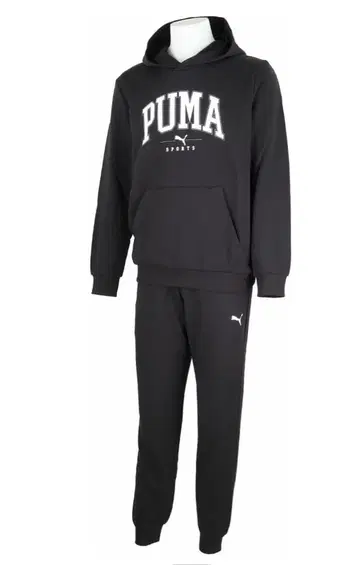 푸마 PUMA 후드 부착 맨투맨 세트 저지 L