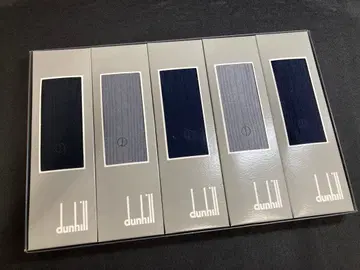미사용품 dunhill 네이비 계열 삭스 5족 세트