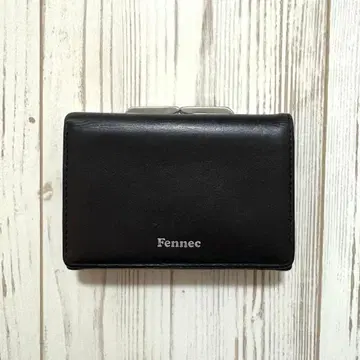 Fennec 블랙 3단 폴더형 지갑