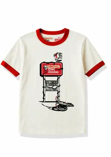 STRANGER THINGS 화이트 컬러 켄터키 T셔츠 M 사이즈