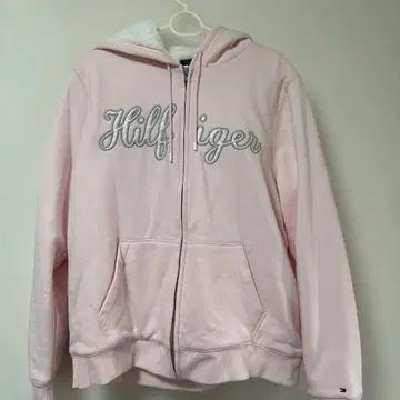 타미 힐피거 그레이 후드 부착 후드티 M