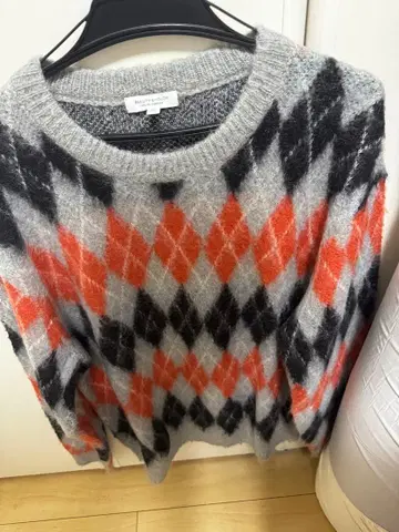 BEAUTY&YOUTH 아가일 니트 스웨터 M