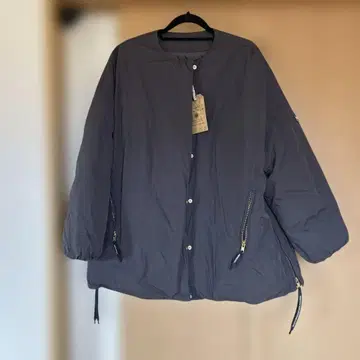 PUAL CE CIN 프렌치 덕 다운 사이드 지퍼 자켓