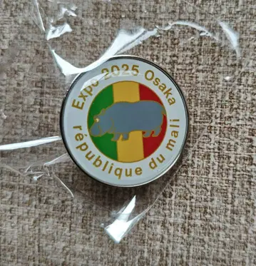 오사카 간사이 만박 Expo 2025 오사카 마리관 핀 배지 카바
