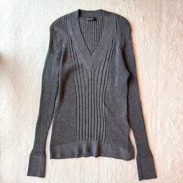 23AW 벨메이유 파 이에나 ONTARIO Rib V넥 니트