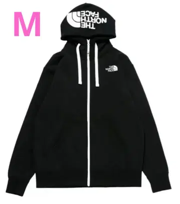 The North Face 블랙 후드티 풀 집업 M 속기모