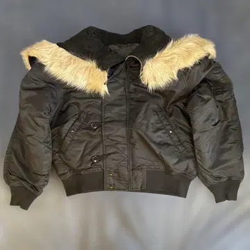 military type N2B flight jacket black