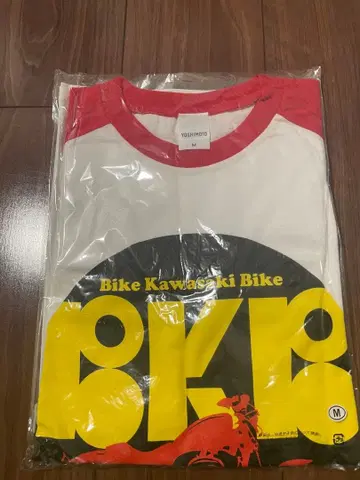 미사용 새상품 BKB 바이크 카와사키 바이크 T셔츠 M사이즈