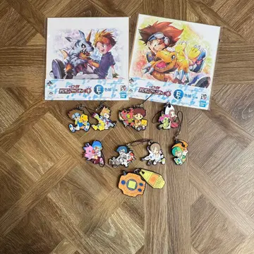 디지몬 어드벤처 제일복권 색지 러버 스트랩 묶음 판매