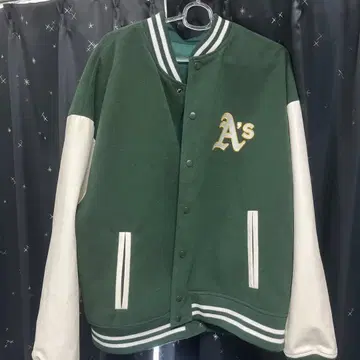 MLB 애슬레틱스 바시티 자켓