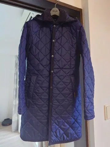 LAVENHAM 네이비 퀼팅 자켓 36