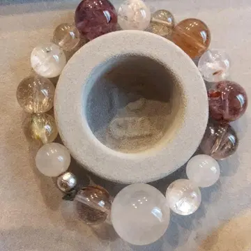 [ 히말라야 아이스쿼츠 실버 루틸 ] 기베온 몰다바이트 골드 루틸