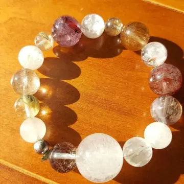 [ 히말라야 아이스쿼츠 실버 루틸 ] 기베온 몰다바이트 골드 루틸