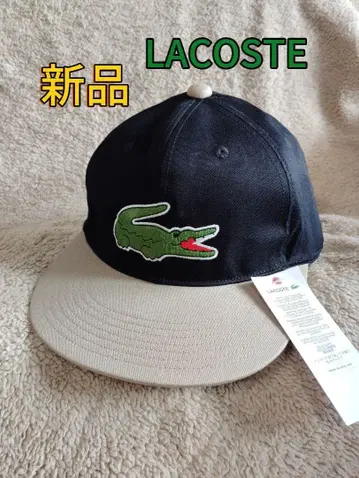 새상품 라코스테 빅 와니 캡 바이컬러 캡 플랫 캡 모자