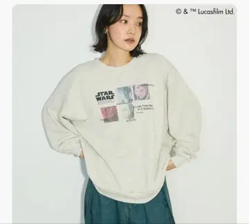 택 포함 미사용 새상품 STAR WARS 프린트 맨투맨