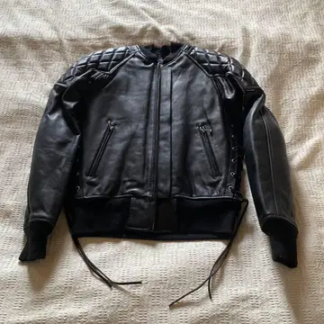 K'S LEATHER 블랙 가죽 자켓 L